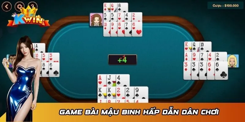 Game bài 2 Game bài mậu binh hấp dẫn dân chơi