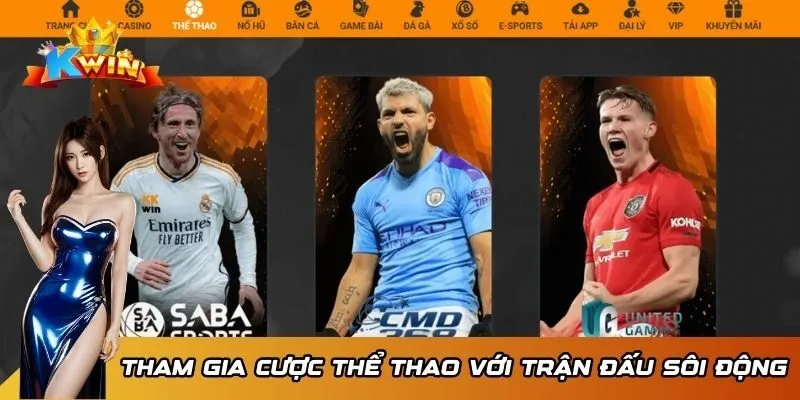Tham gia cược thể thao với các trận đấu sôi động